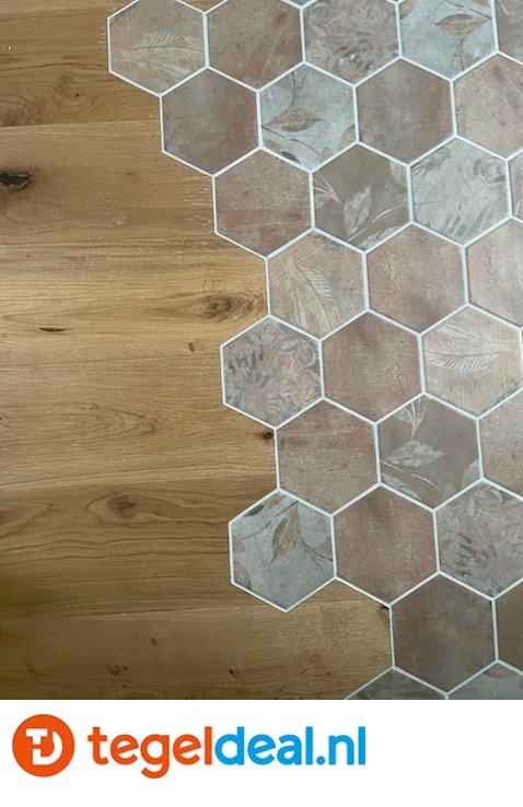 Creatieve combinatie op de vloer